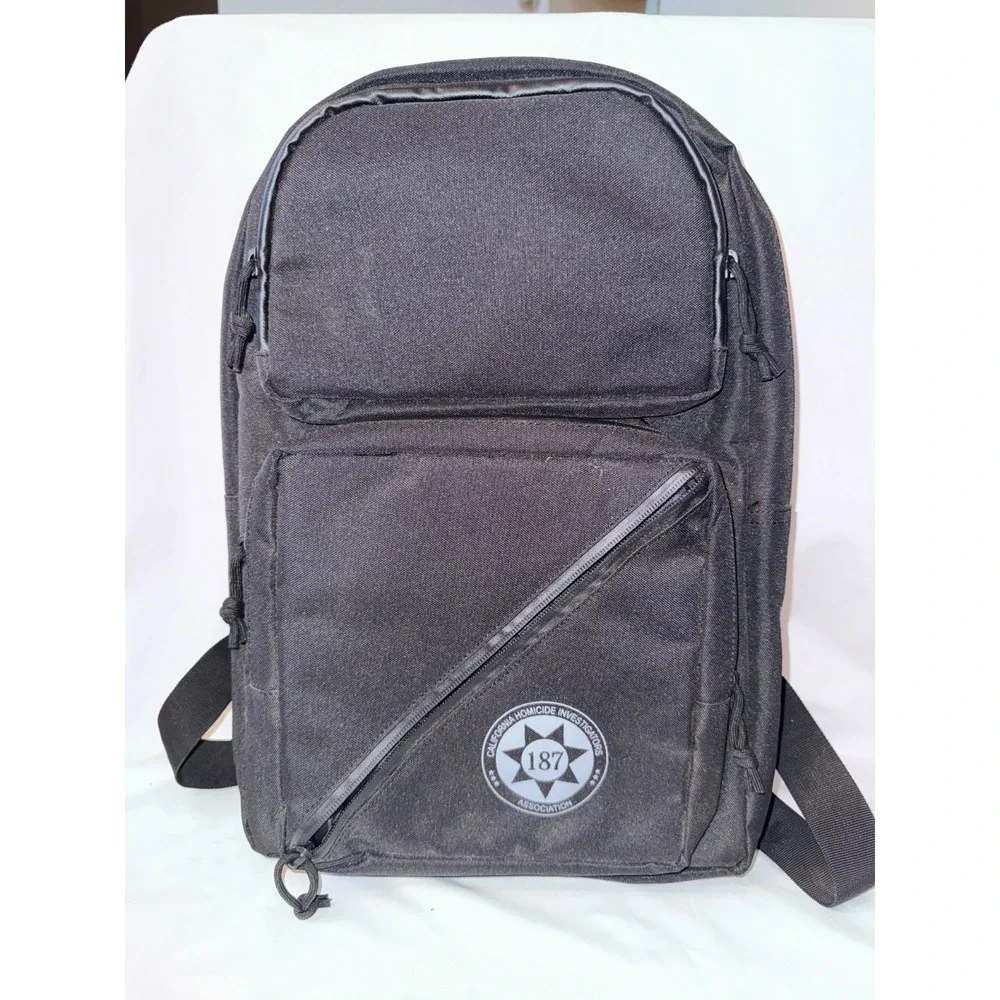 Voodoo Tactical Men's Backpack Black 187 Star Logo Adjustable Strap Laptop Bag